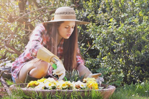 Charity reuse of garden items and materials